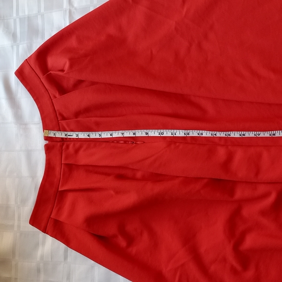 M & S collection Orange flow A-line Midi Skirt - Picture 5 of 9